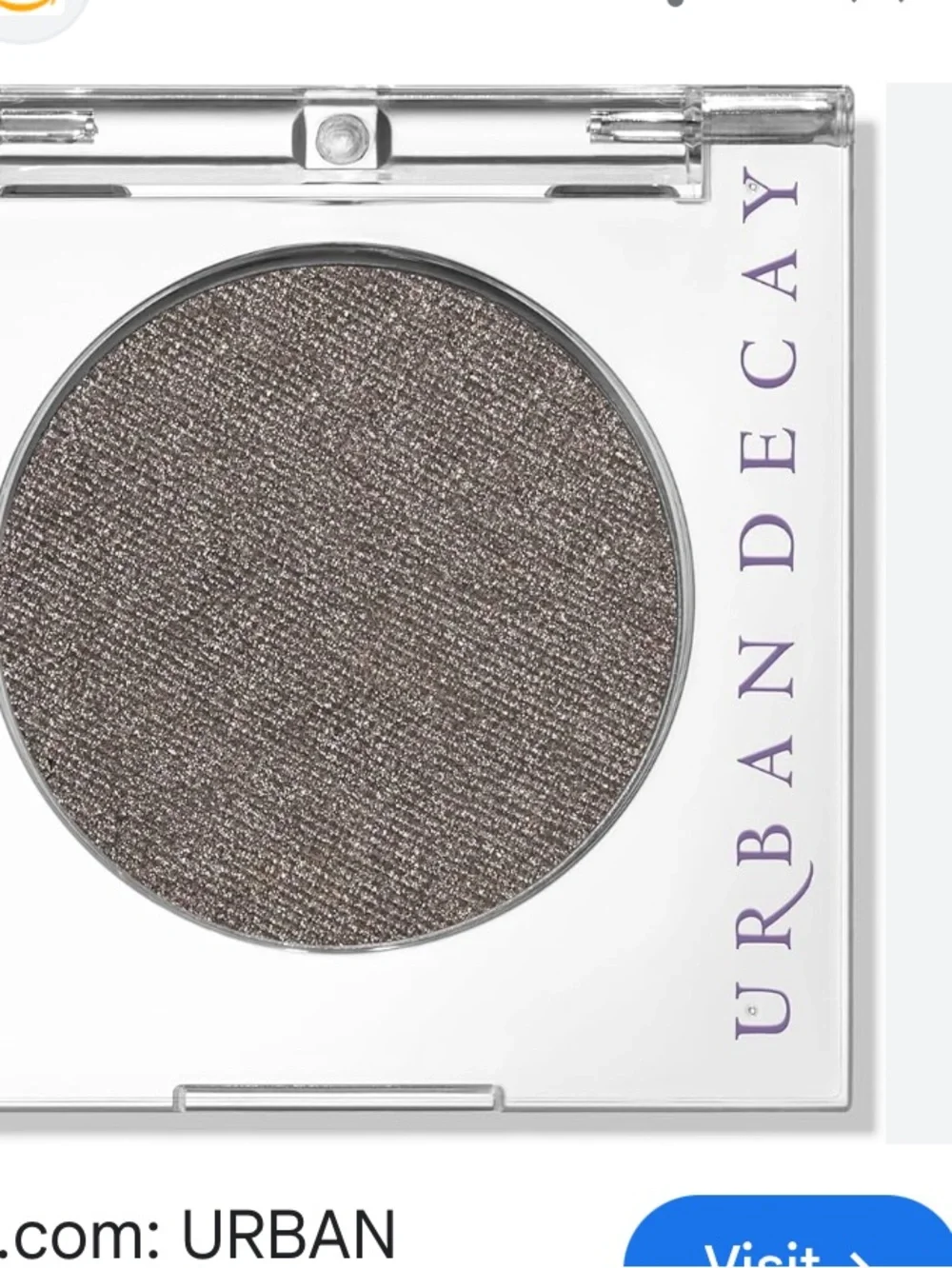 Urban Decay Eyeshadow shade mushroom shimmer